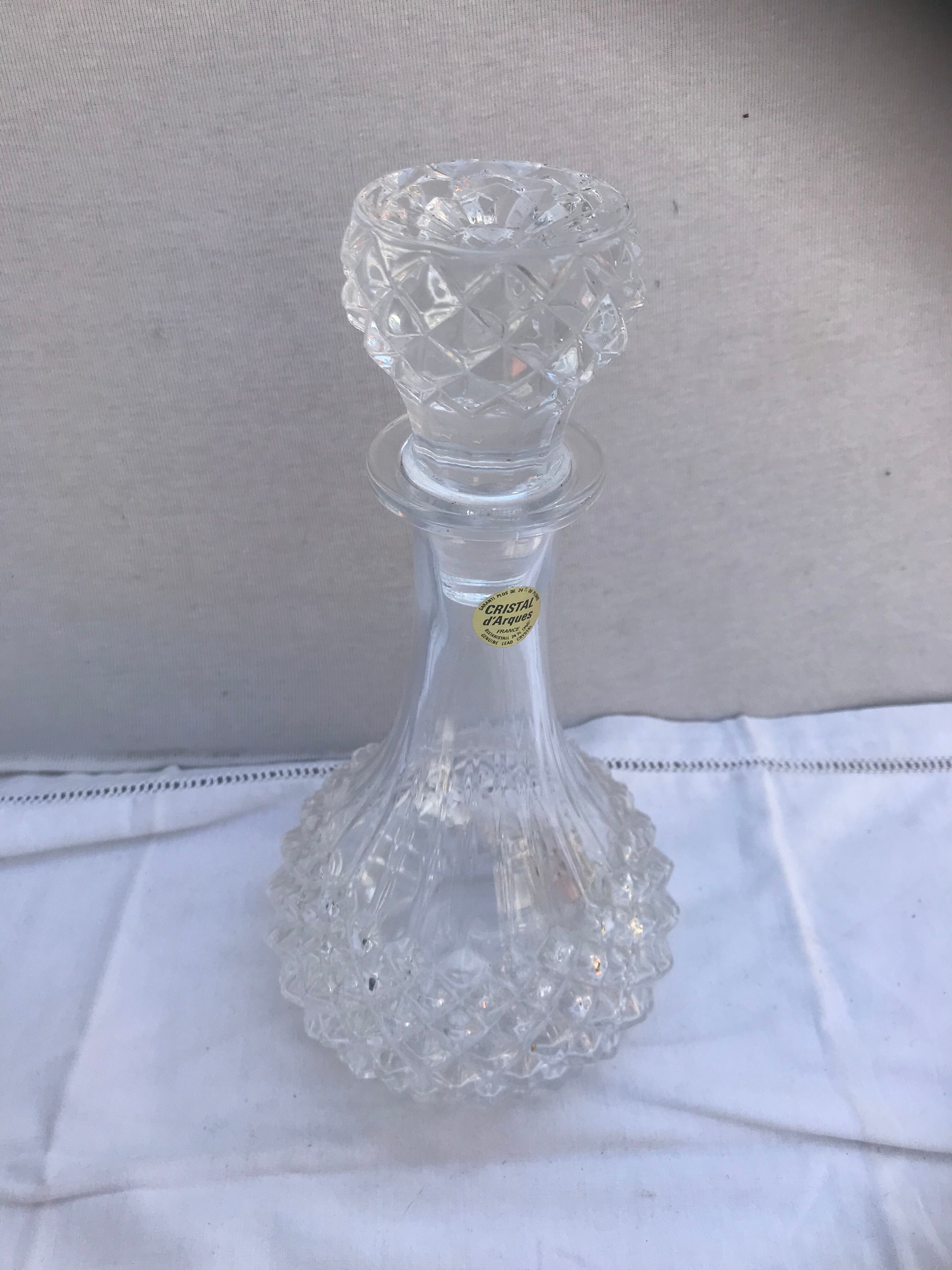 Former Arques cristal carafe