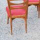Set of 6 vintage Scandinavian style chairs from the 50s