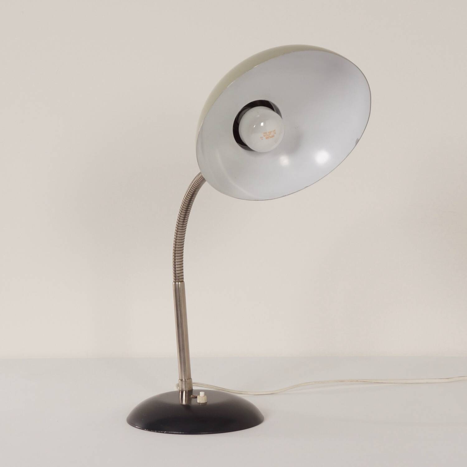Desk lamp model 50 by karl lang for sis-licht, 1960s | stony grey