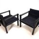 Bofinger set of 2 Farmer lounge chairs with table by Gerd Lange, 1960