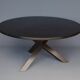 Table trépied par Gerard Geytenbeek pour AZS Furniture, années 1960
