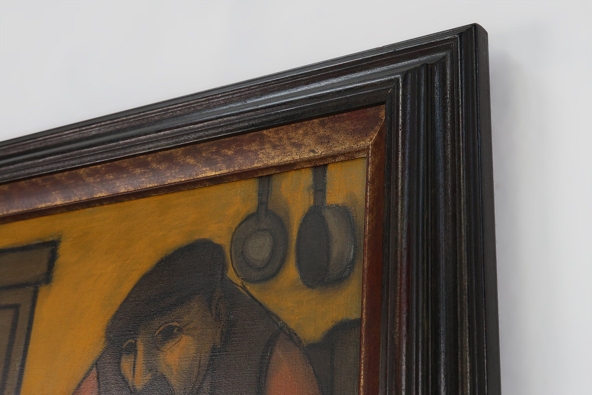 Robert Deman, Solitary Man, 1940s, Oil on Canvas, Framed