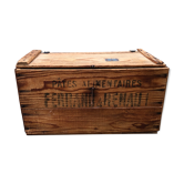 Caisse en bois avec couvercle
