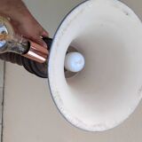 Vintage art deco design floor lamp in the style of Charles Dudouyt