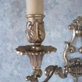 Pair of gold bronze appliques - year 60