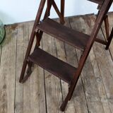 Former painter wooden stepladder