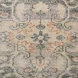 3x9 Cream Brown Persian Runner Rug, 88x272Cm