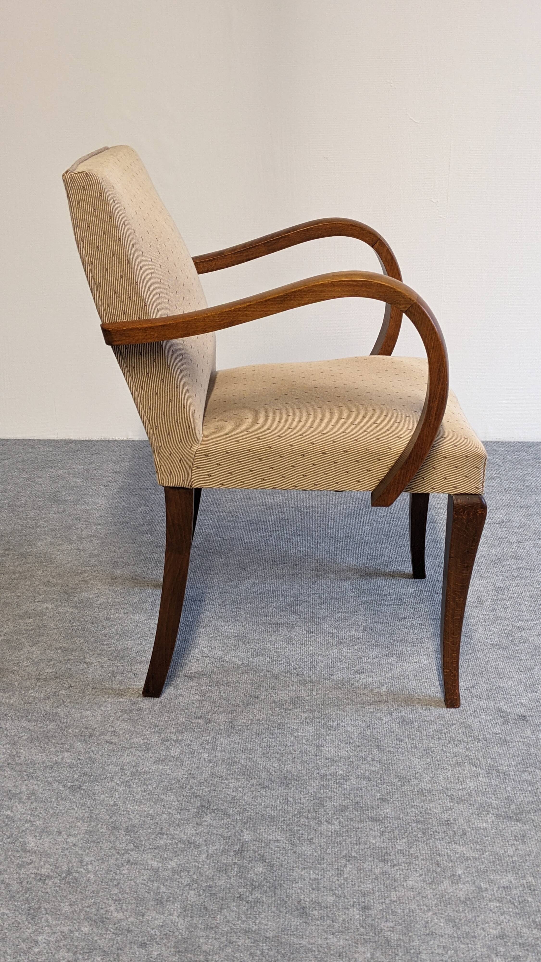 Paire de fauteuils bridge Art déco vers 1930