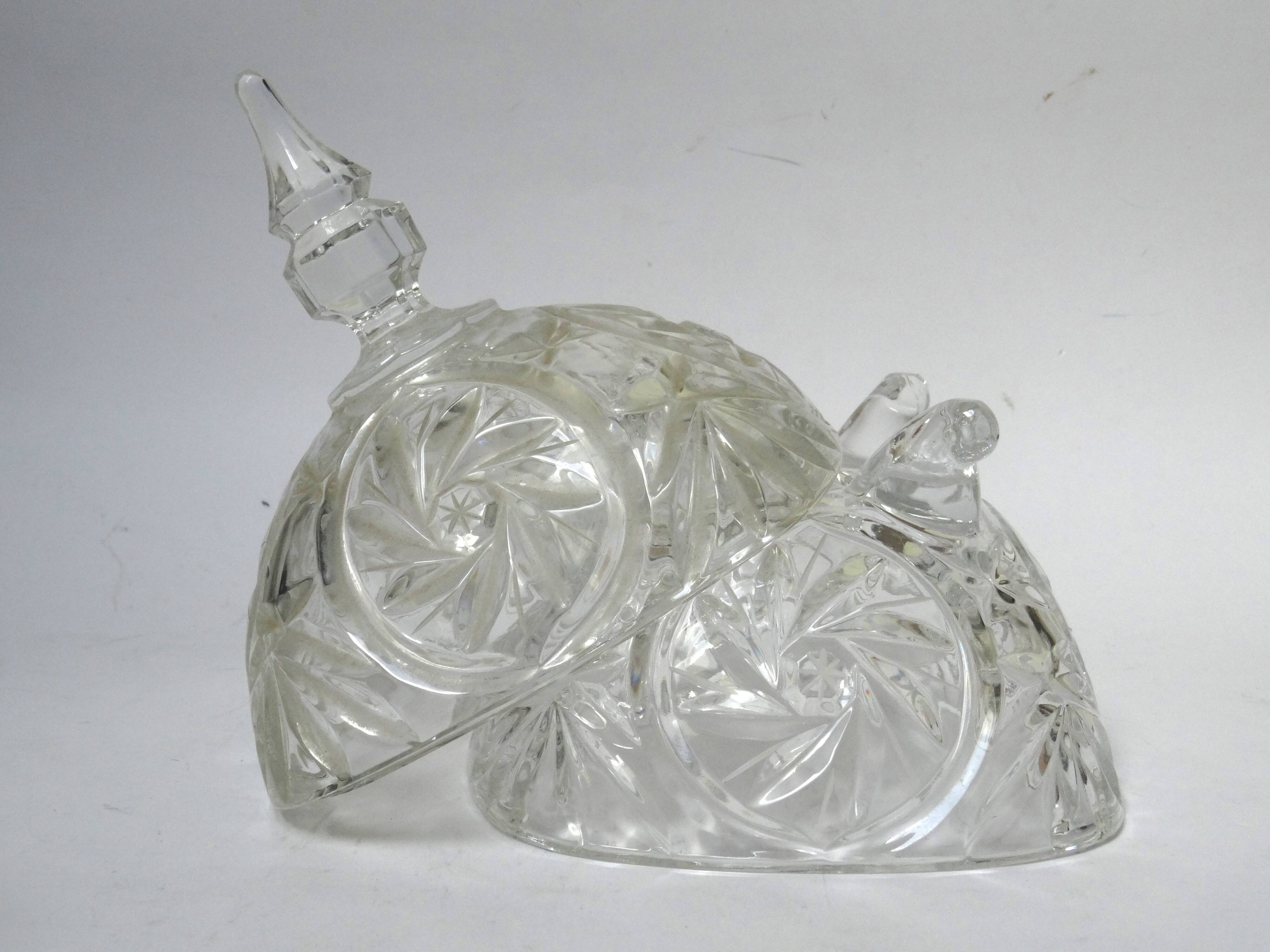 Square crystal candy box