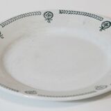 Lot of 4 plates of earthenware of Castres