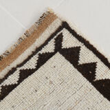 Tapis de coureur turc beige brun large
