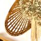 Braided bamboo fruit basket