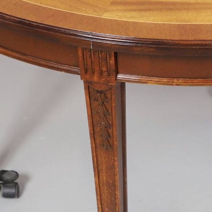 Vintage Scandinavian dining table in Gustavian style – 1960s, Denmark
