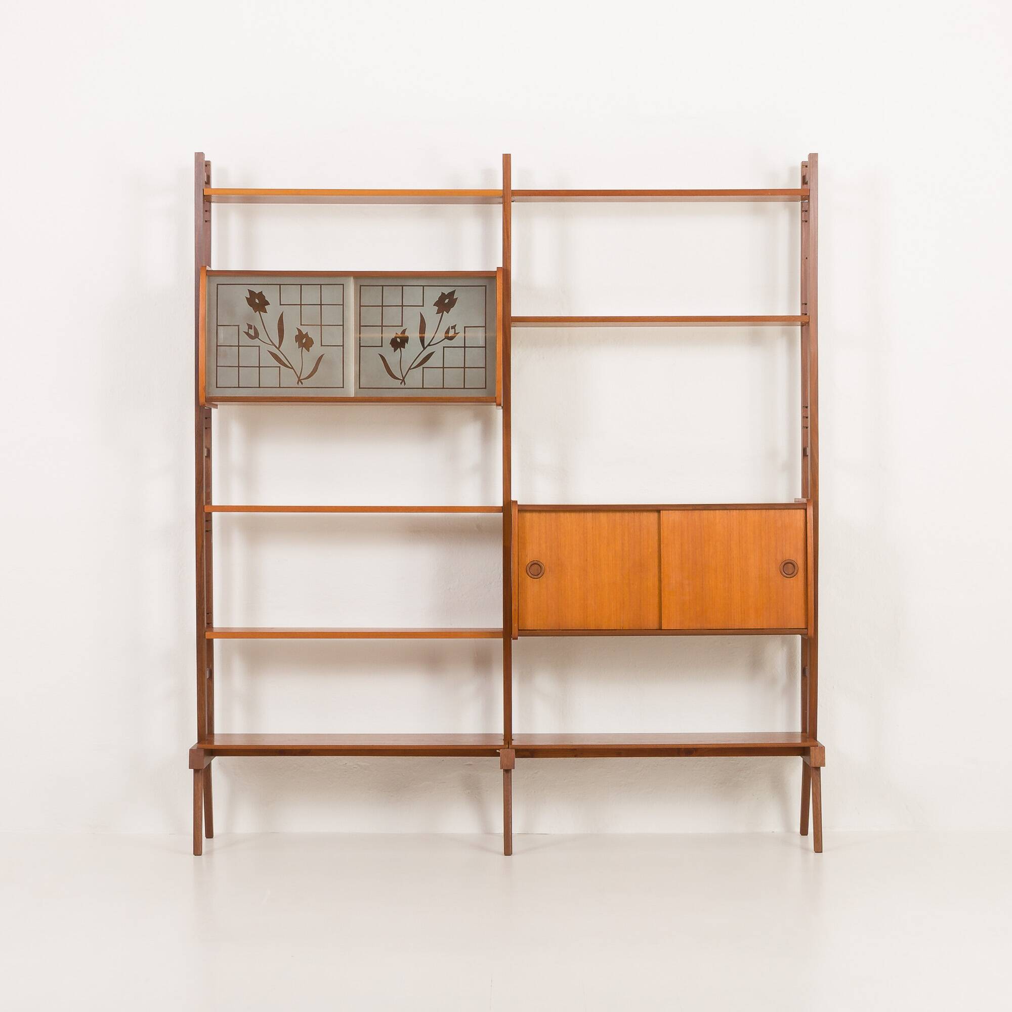 Scandinavian mid century free standing wall unit,Norway 1960s