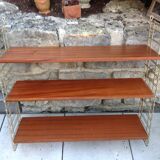 String shelf with 3 trays, vintage 60/70