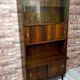 Bibliothèque rénovée vitrine années 1960 rétro vintage, Polska