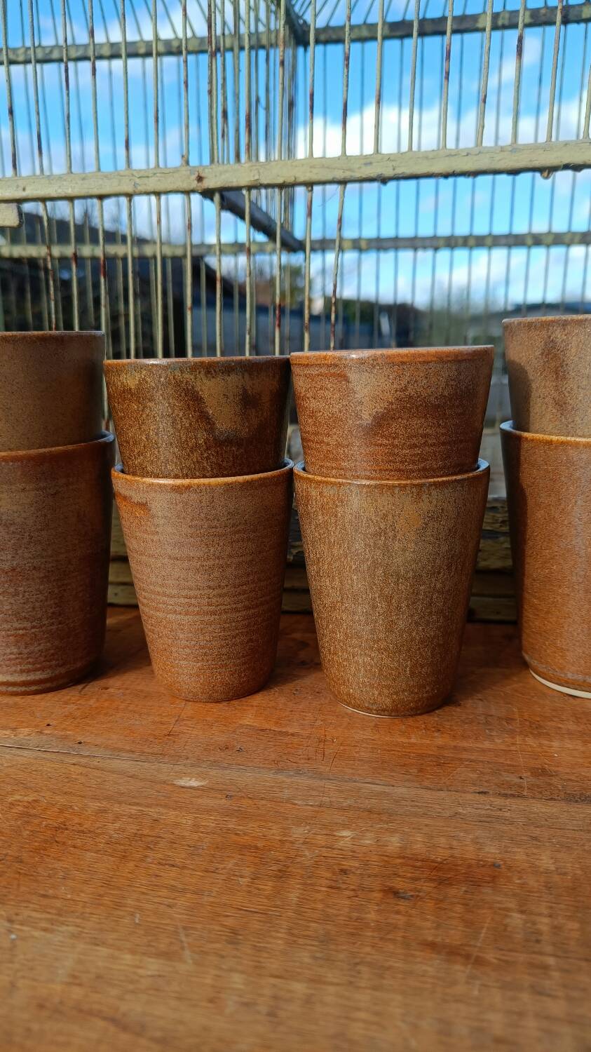 Digoin stoneware mugs