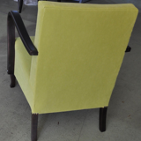 Fauteuil Art déco vert, vers les années 1920