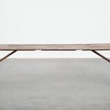 Timeless and characterful antique English hallway bench / bench for the dining table made of pinewood