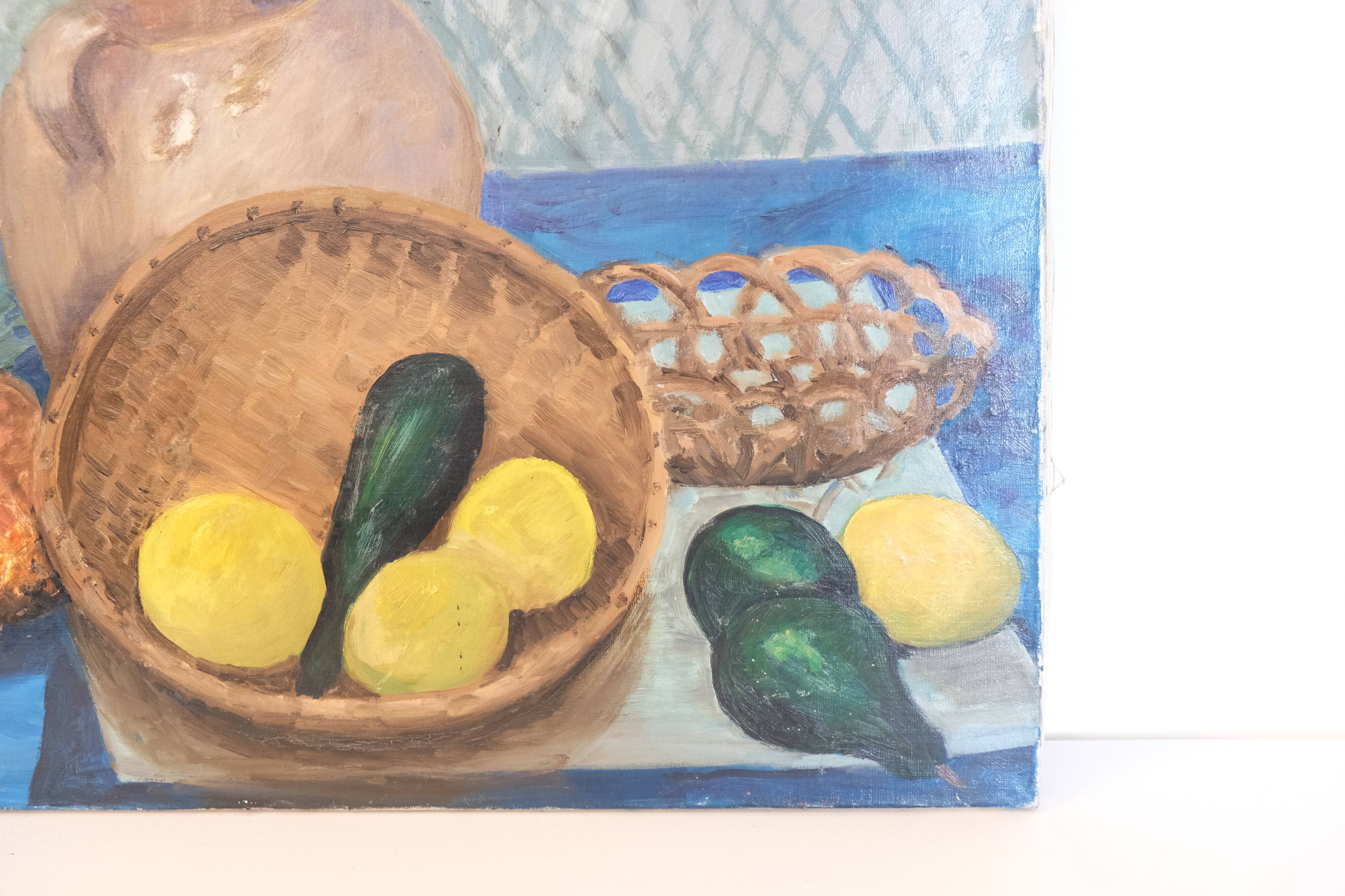 Oil on canvas still life