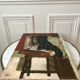 Oil painting on canvas Still life chair signed 50s