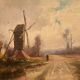 Tableau impressionniste signé - Huile sur toile, École normande 1930