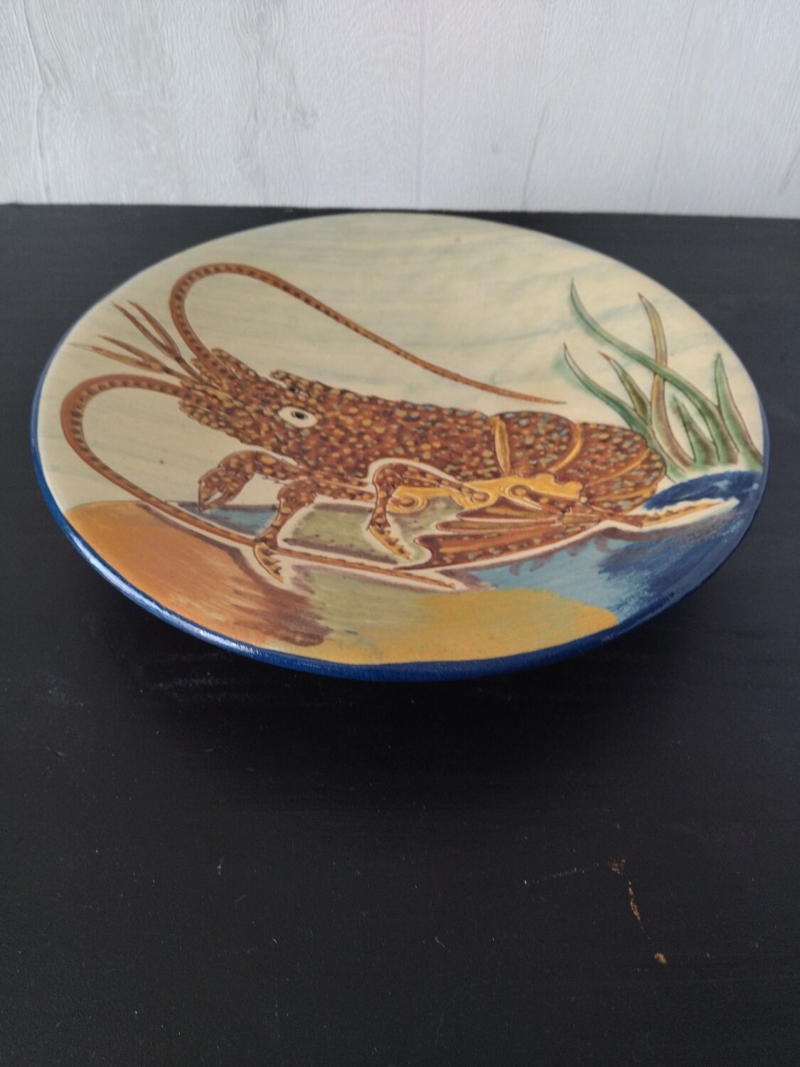 Decorative ceramic dish Puigdemont vintage