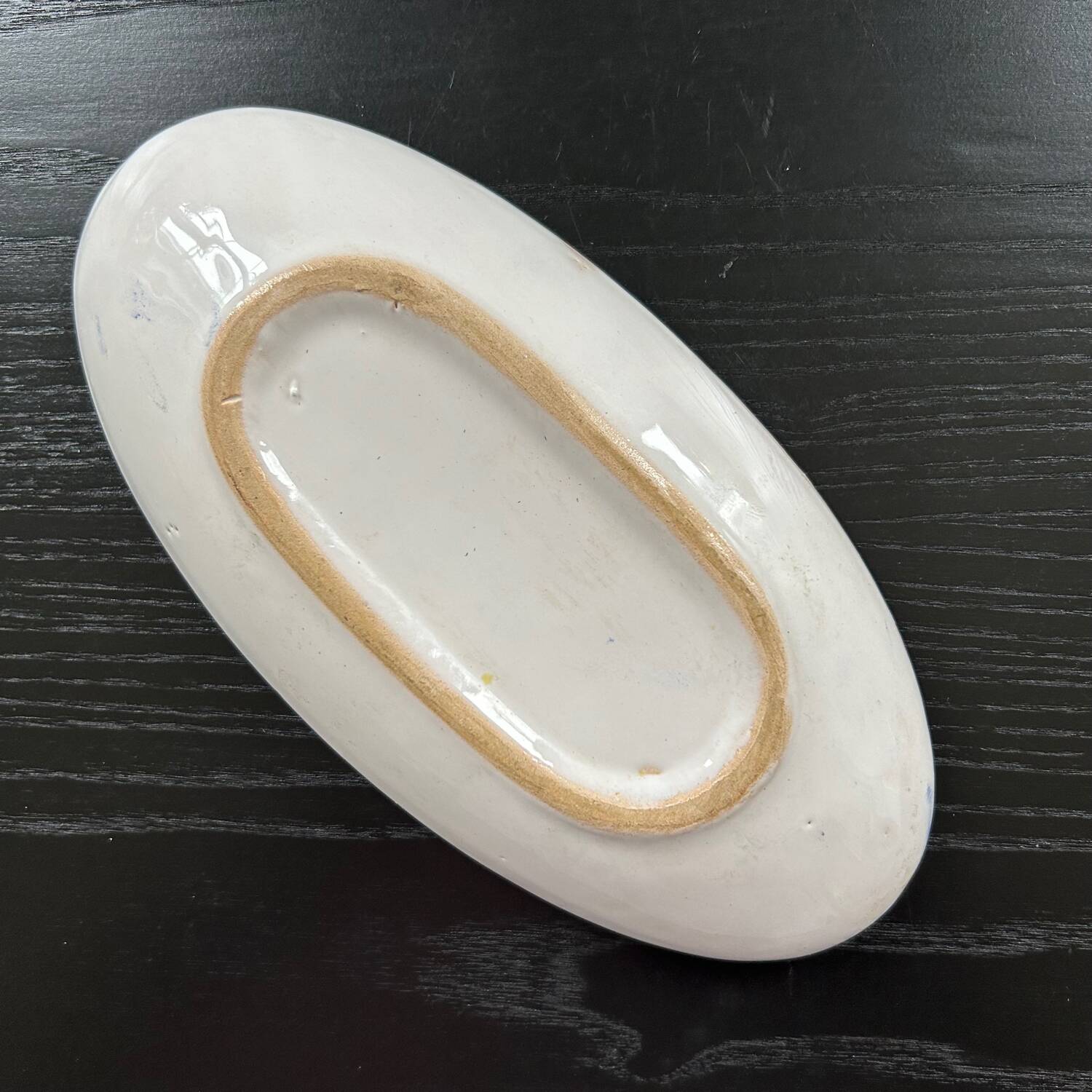 Set of serving dish and coaster