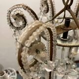 Vintage Crystal Beaded Chandelier