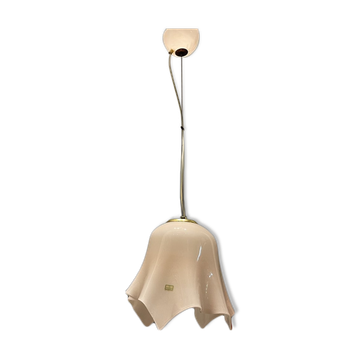 Pink Murano Glass Light Pendant by De Mayo