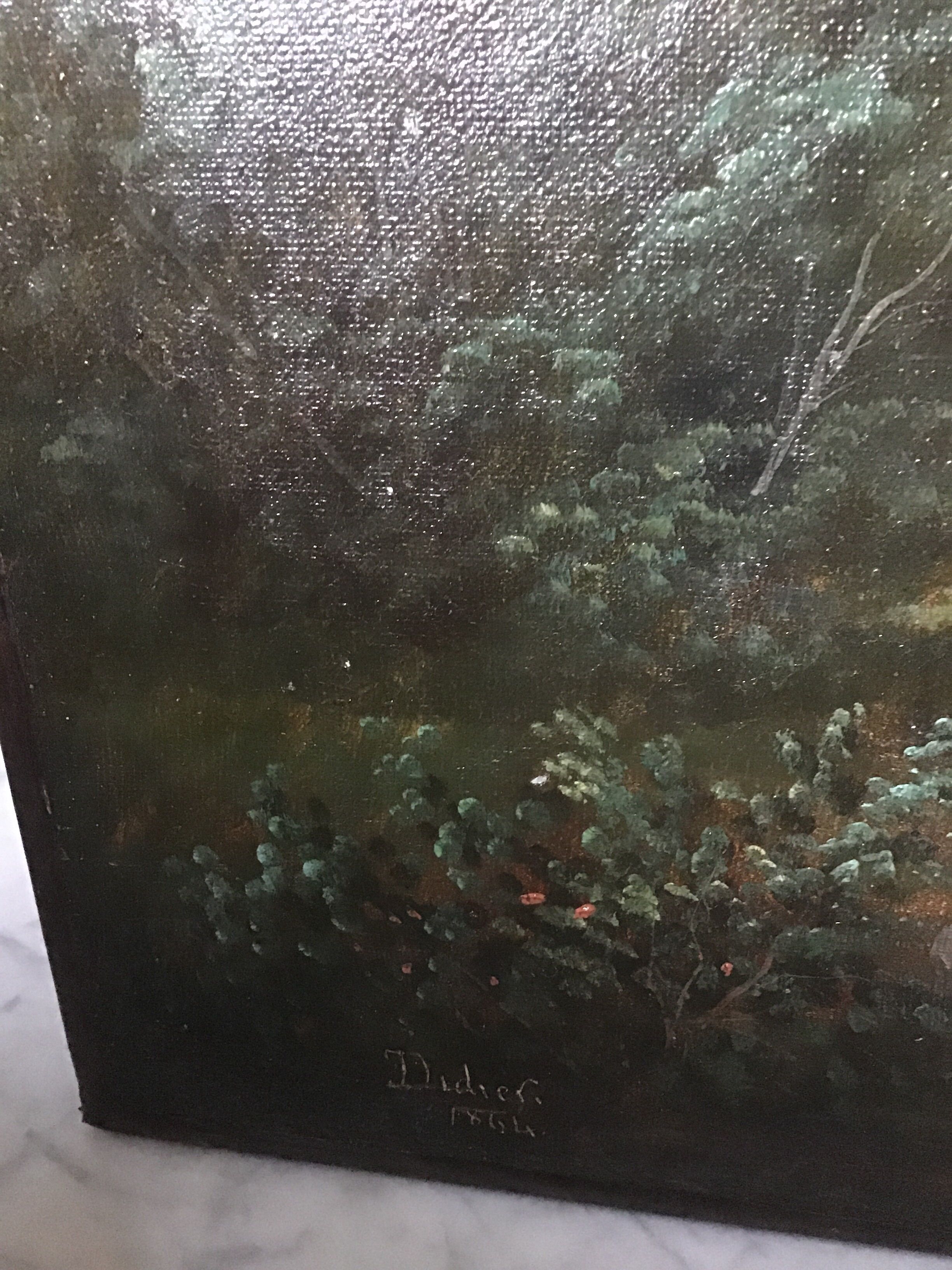 Ancient landscape table