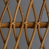 Fauteuil en rotin Gervasoni, années 1960