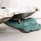 Enamelled cast iron umbrella holder