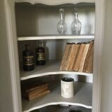 Antique library corner unit