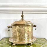 Engraved candy box sugar bowl