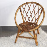 Child rattan armchair
