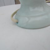 Pair of light blue alabaster lamps