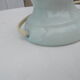 Paire de lampes en albâtre bleu clair