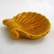 Shell-shaped bowl barbotine Vallauris