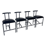 Set of 4 Rodney Kinsman Tokyo dining chairs for Bieffeplast, 1980s