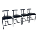 Set of 4 Rodney Kinsman Tokyo dining chairs for Bieffeplast, 1980s