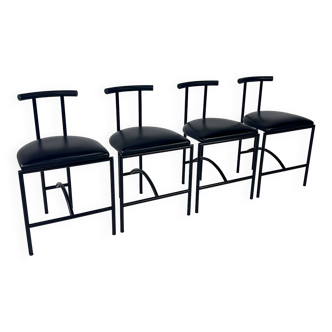 Set of 4 Rodney Kinsman TokyoDining Chairs for Bieffeplast, 1980s
