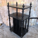 Partition table Napoleon 3 black wood