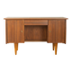 Classic freestanding desk from the 1950s, walnut veneer
