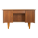 Classic freestanding desk from the 1950s, walnut veneer