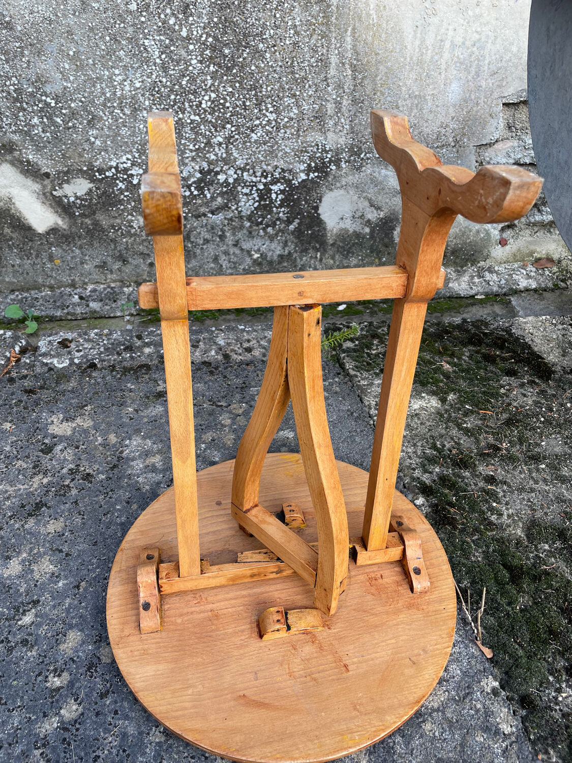 Small old side table