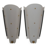 pair of wall lights from the 50s