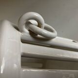 Moustier white neo-classic directoire pot cover 1950