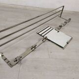 Art Deco chrome wall coat rack