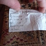 Pakistani hallway carpet, handmade in wool and silk, 278x80cm.